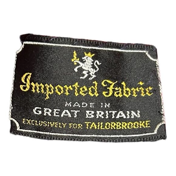 Taylor Brooke Wool Peacoat Double Breasted Red Plaid Tweed Button Women M - Picture 8 of 9